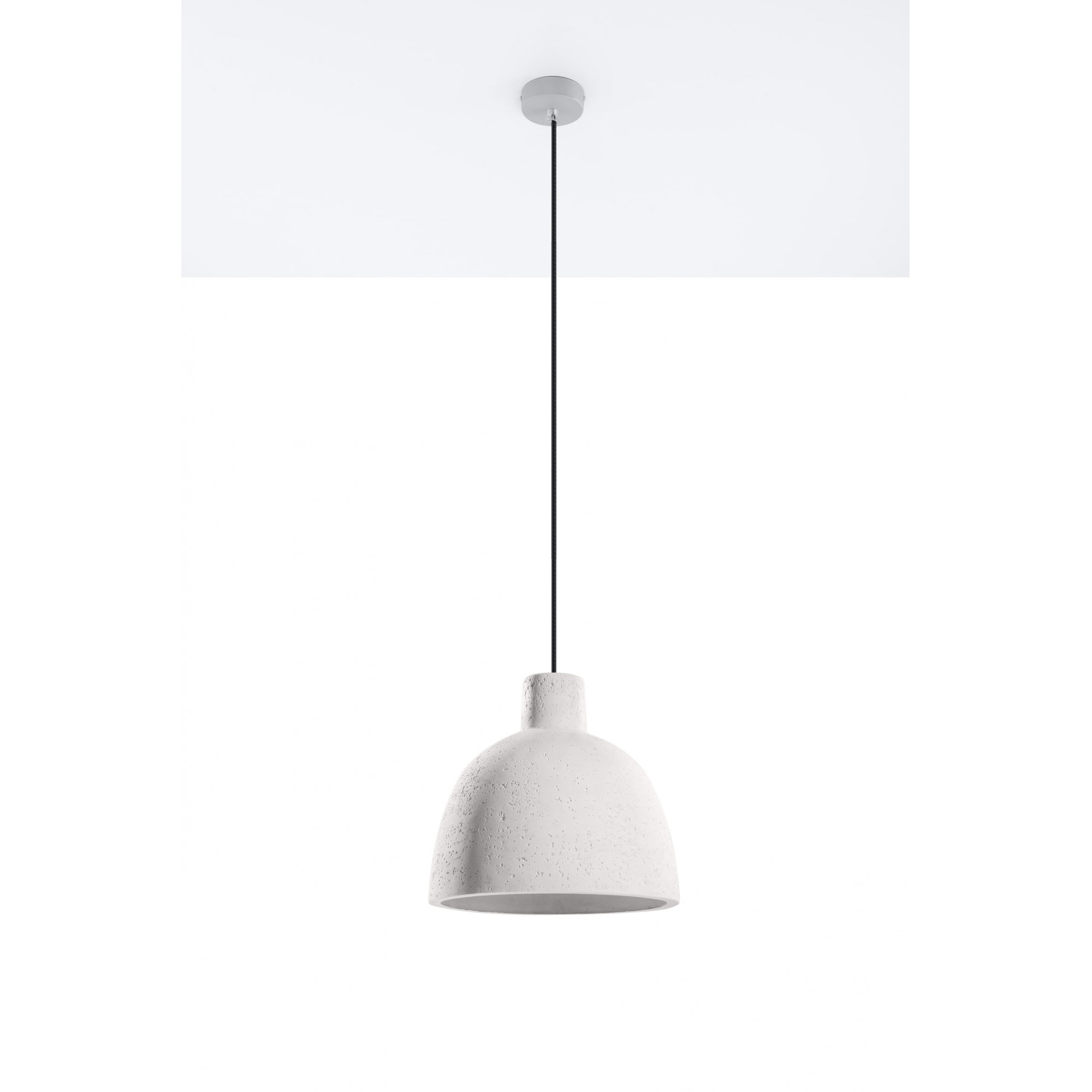 Pendul Sollux Lighting Damaso E27, 60W, Loft Design, Alb