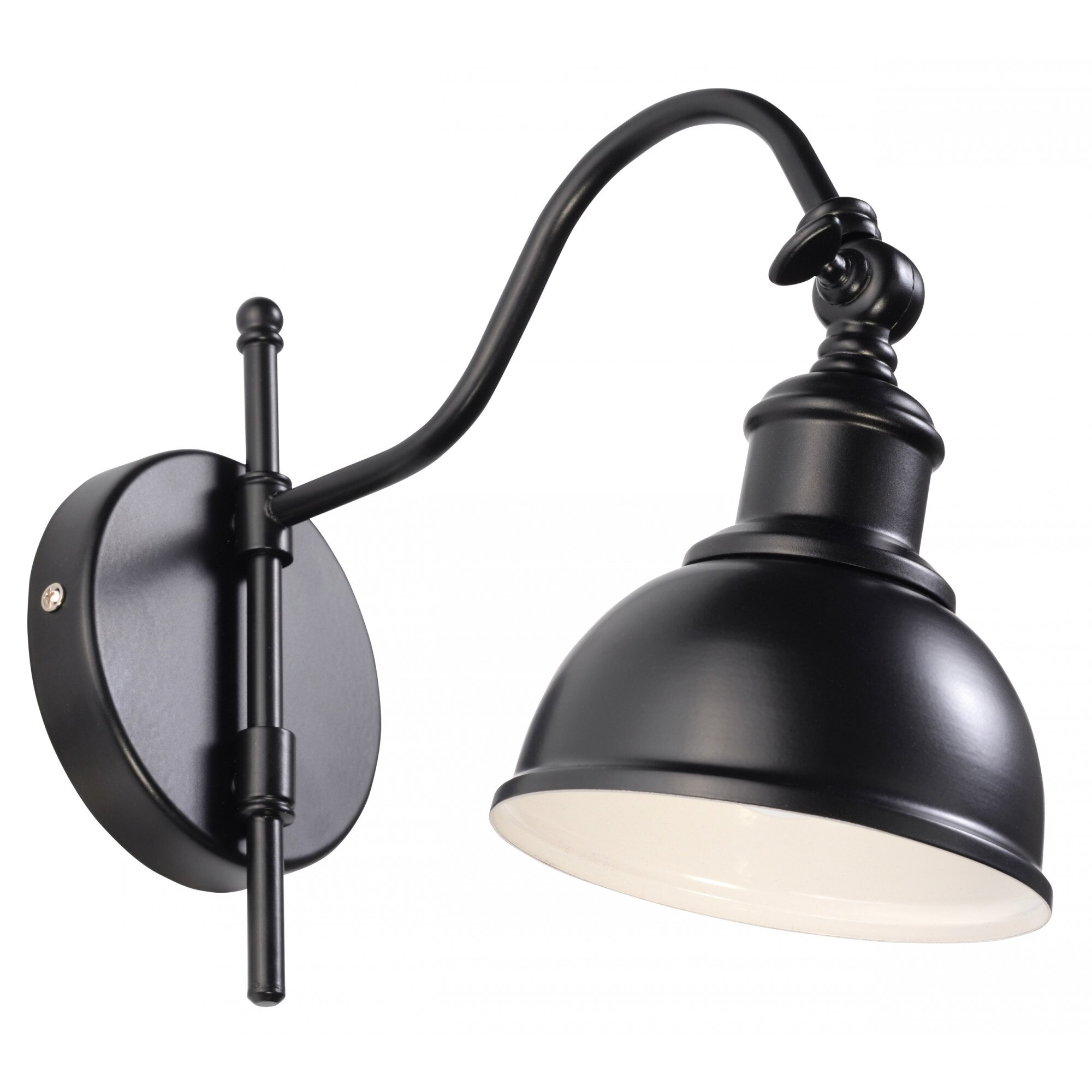 Aplica Sollux Lighting Mare 2 E27, 60W, Vintage Design, Negru
