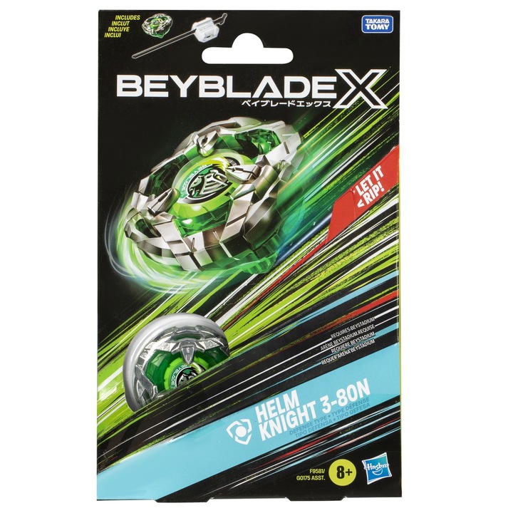 Jucarie Beyblade X - Helm Knight, cu lansator