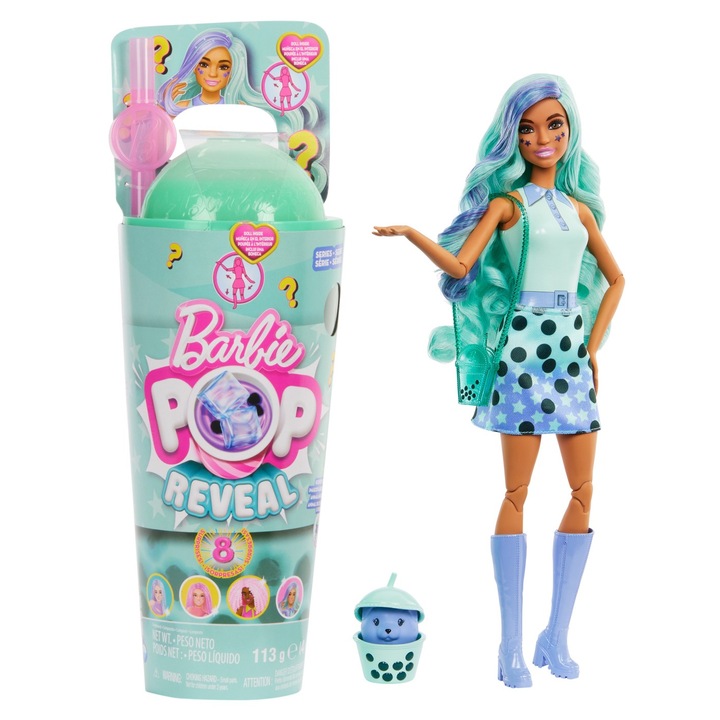 Кукла Barbie Pop Reveal - Bubble Tea, Green Tea