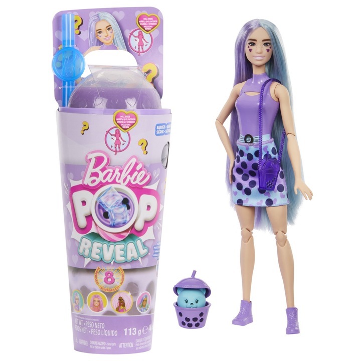Кукла Barbie Pop Reveal - Bubble Tea, Taro Milk