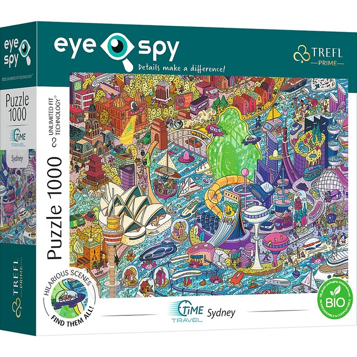 Пъзел Trefl Prime UFT - Eye Spy, Sydney, 1000 части