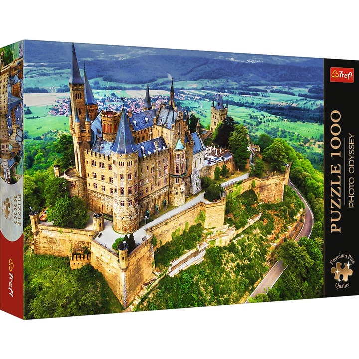 Puzzle Trefl Premium Plus - Photo Odyssey, Castelul Hohenzollern, Germania, 1000 piese