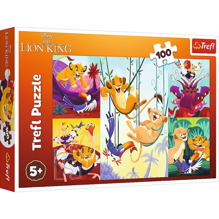 Пъзел Trefl - Disney Lion King, The Brave King, 100 части
