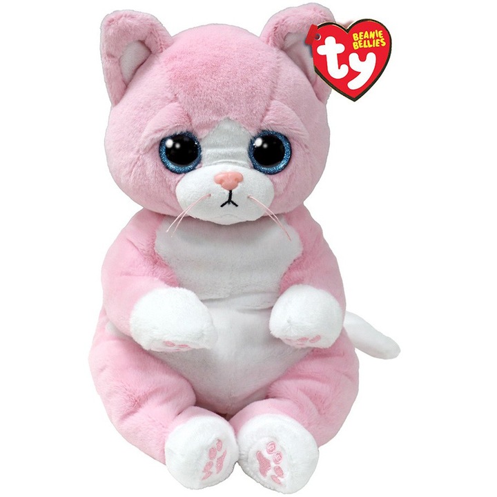 Плюшена играчка Ty Beanie Belies, котката Lillibelle, 24 см