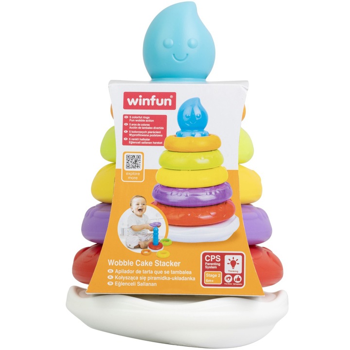 Играчка Winfun - Торта, която може да се подрежда