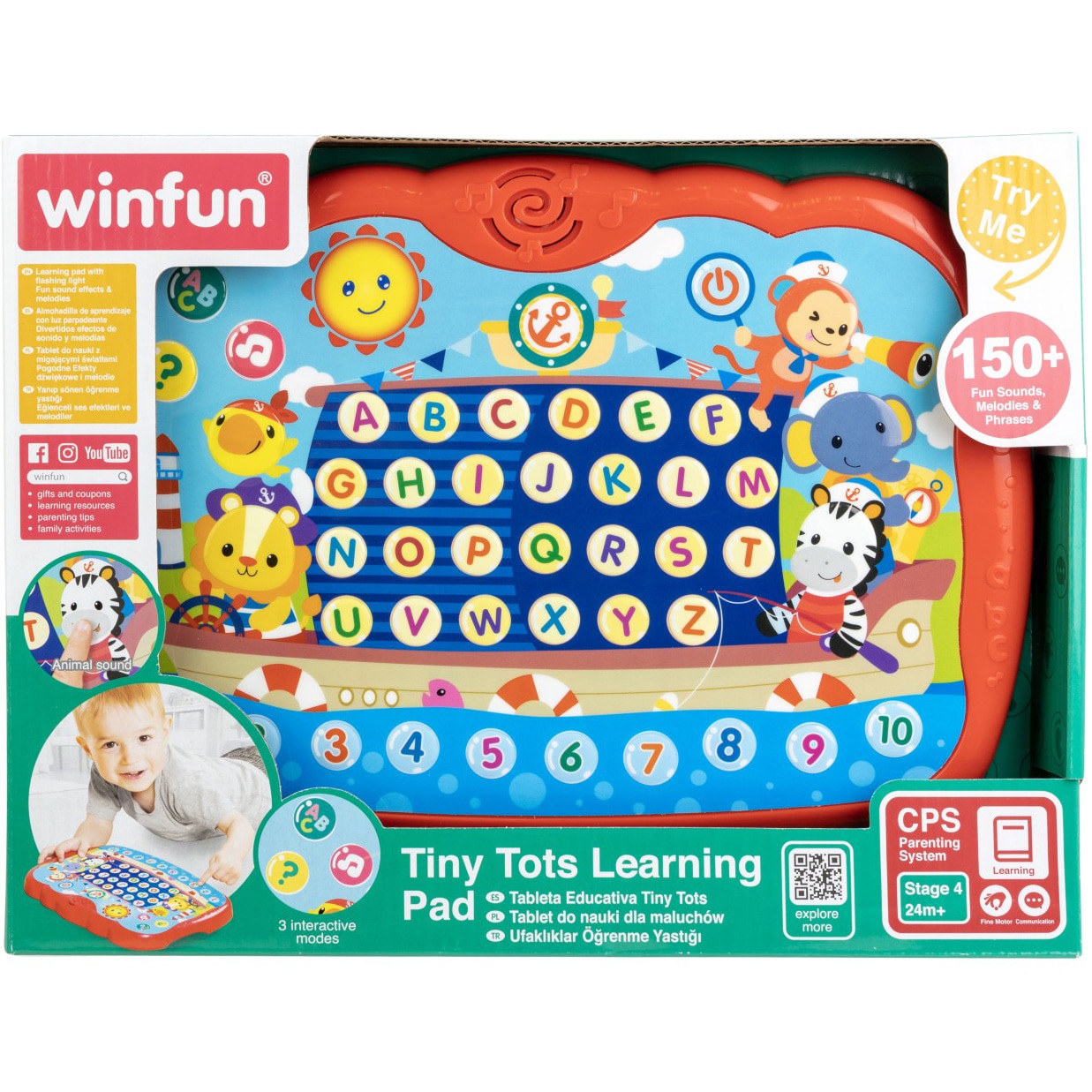 Jucarie interactiva Winfun - Tableta educativa, lb. engleza