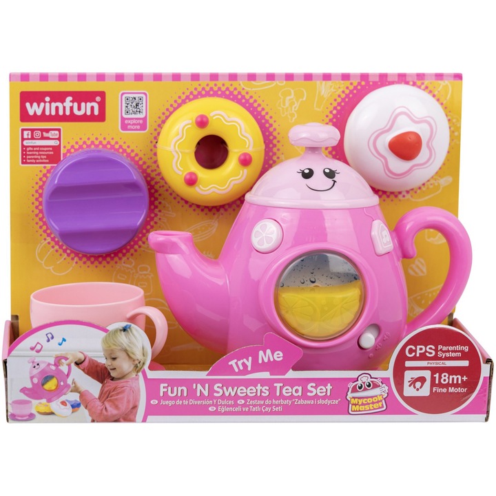 Интерактивна играчка Winfun - Сервиз за чай