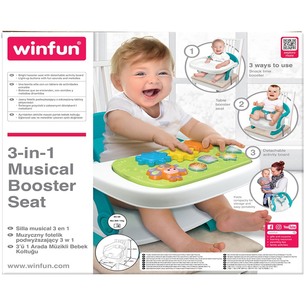 Centru de joaca 3 in 1 Winfun - Scaunel portabil