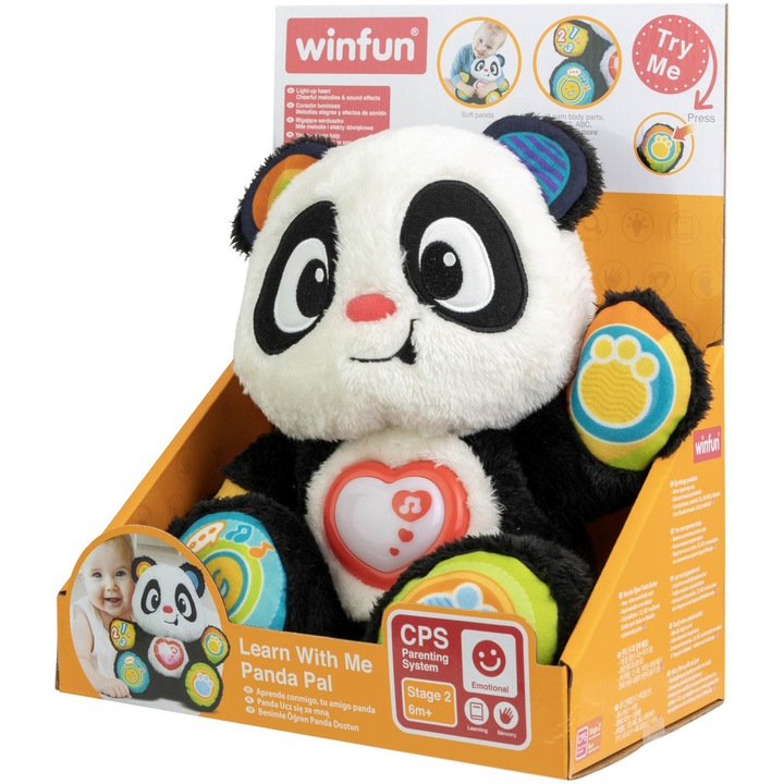 Интерактивна играчка Winfun, Учете се с панда