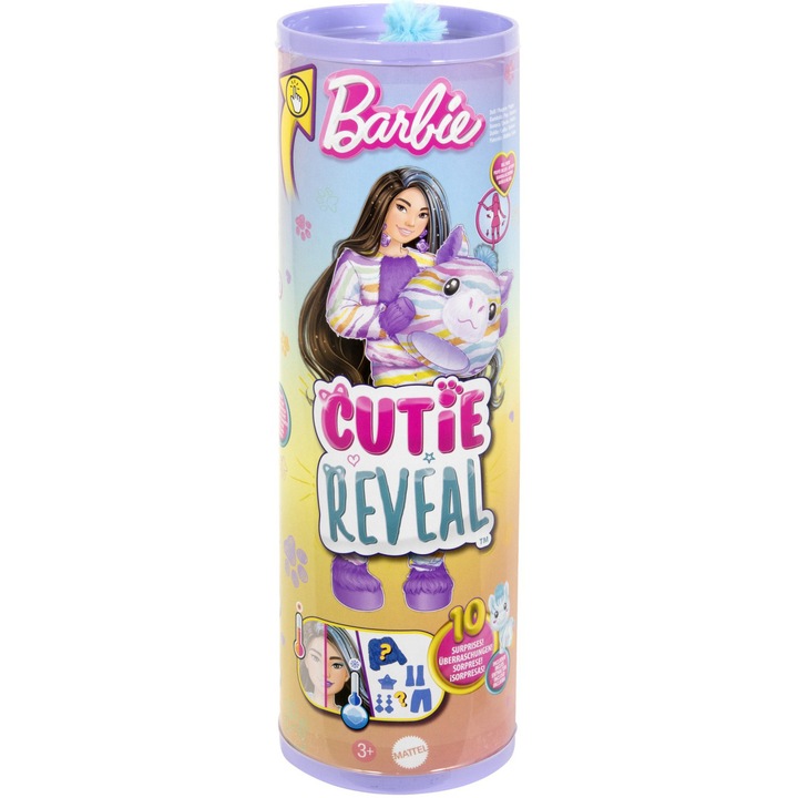 Кукла Barbie Cutie Reveal - Зебра