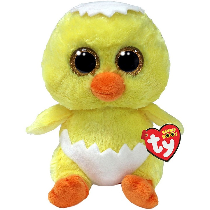 Jucarie de plus Ty - Beanie Boos, Puiul Peetie, 15 cm