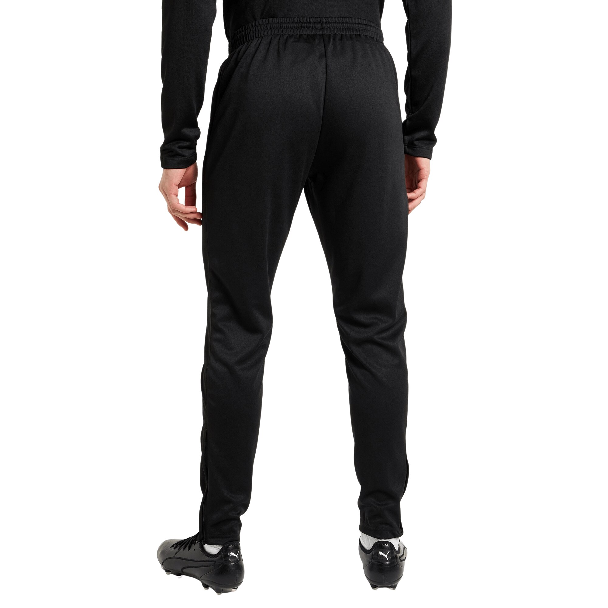 Pantaloni sport conici Slim-Fit cu buzunare laterale deschise si