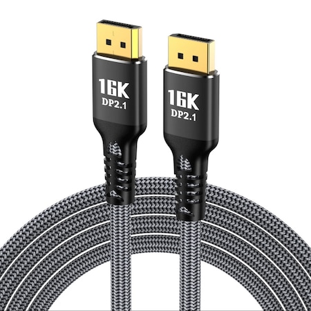 Python Câble DisplayPort 2.0 De Qualité Supérieure - 3 M - 54 Gbit