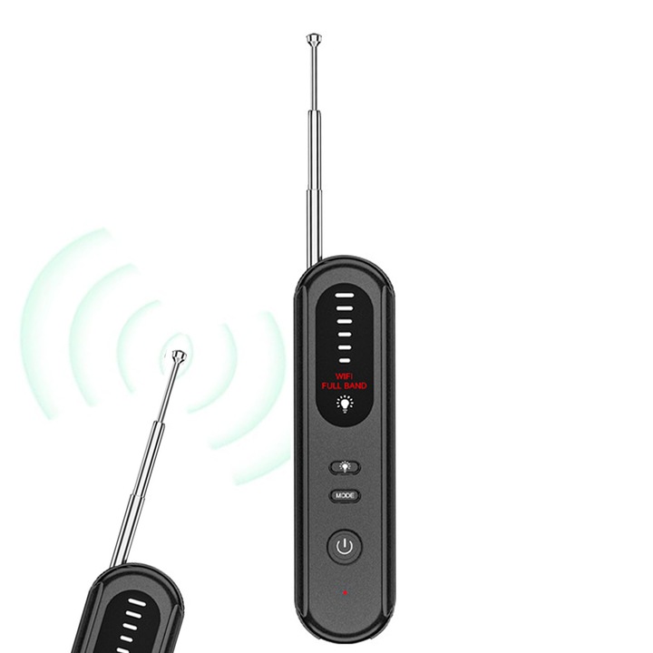 GPS детектор, BGHYHYHI, 100MHz-2.7G, 10cm-10m, 11.2x2.85x1.6cm