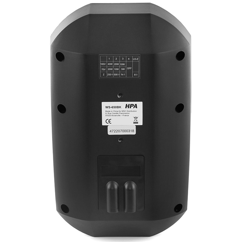 Set 2 Boxe Linie 60W 100V 5/10/20/30W 8OHMI IP66 - NEGRU