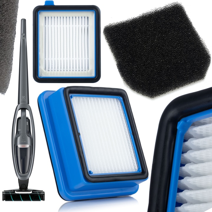 Set filtre pentru aspirator Electrolux Well Q6 / Q7 / Q8, HEPA si filtru motor, , ESKW1