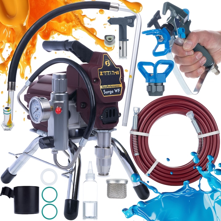 Pompa vopsit, Rosfix, 1800W, 20Mpa, 2L/min