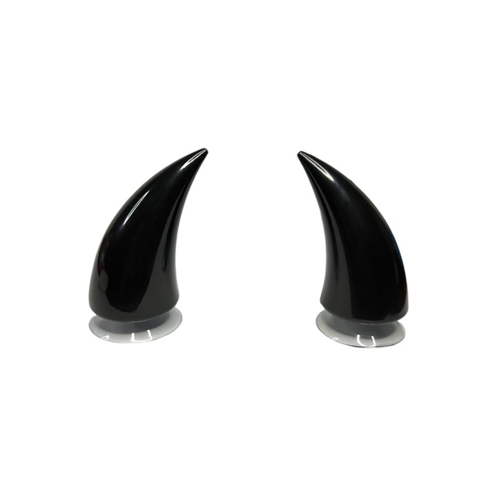 OEM 2 db Szarv, Motorkerékpár / Sí / ATV sisakhoz, fekete készlet