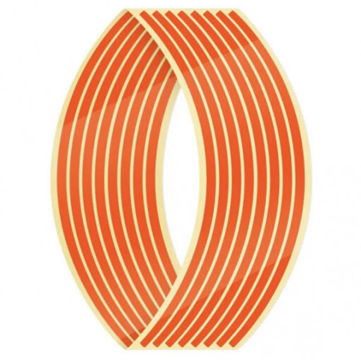 Banda Reflectorianta Janta Roata Moto Portocaliu