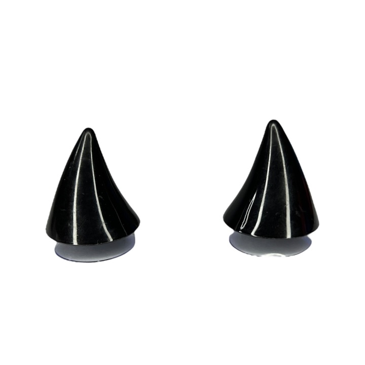 OEM 2 db kis szarv, motorkerékpár / sí / ATV sisakhoz, fekete