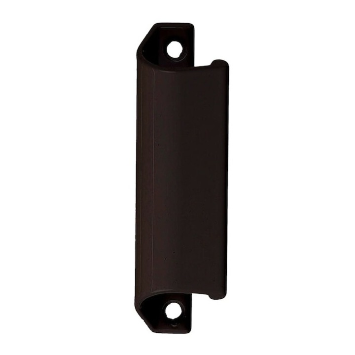 Maner exterior tip scoica, SOLIDON, din aluminiu, maro inchis