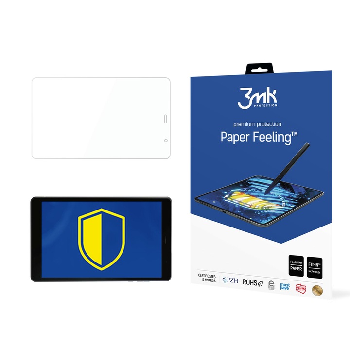 Folie protectie tablete 3MK Paper Feeling, set 2 buc, rezistenta la zgarieturi, dimensiune 8.3"