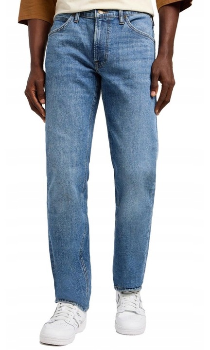 Blugi Lee, Bumbac/Elastan, Albastru, Albastru