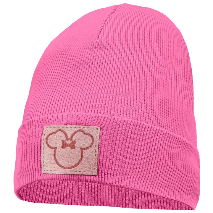 Gyermek Sapka, Edanti, 42-44 Cm, Ősz, Modell Minnie 3, Bumbac, Púderrózsaszín Inchis