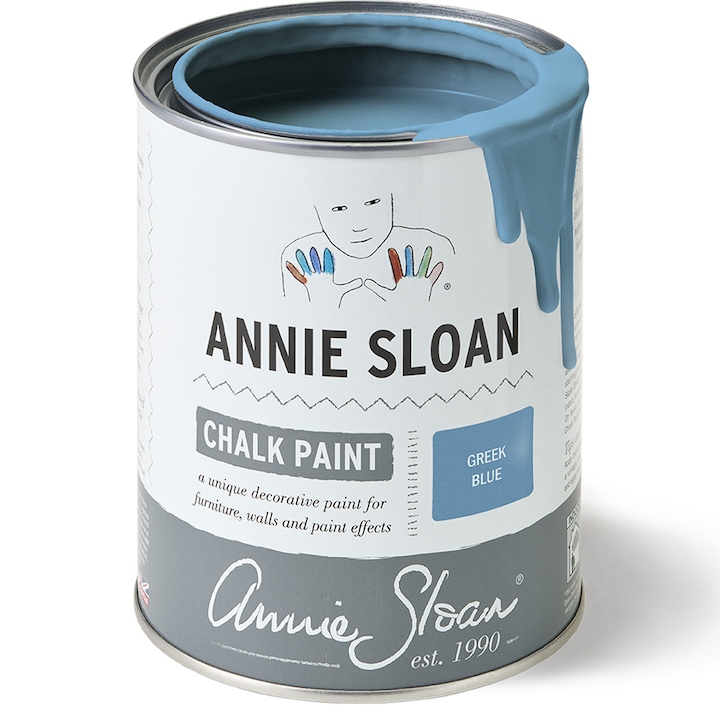 Vopsea pentru mobila Annie Sloan Chalk Paint Greek Blue 120 ml