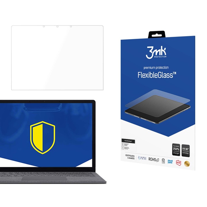 Folie protectie 3MK FlexibleGlass pentru Microsoft Surface 4, 13,5", rezistenta la zgarieturi, transparenta