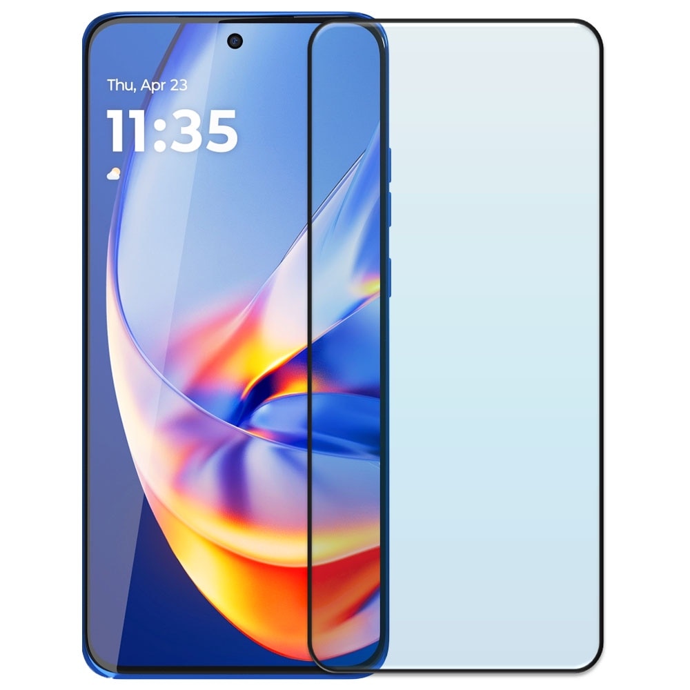 Folie din sticla securizata pentru Motorola Edge 50 Neo, HAMSTERBOX Glass Shield, Protectie completa ecran, Full face, Aplicare rapida, Case Friendly, Transparenta