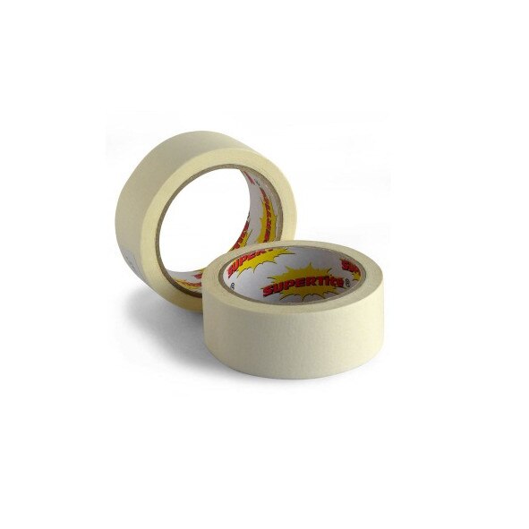 Banda de mascare Supertite,38mmx20m, alba