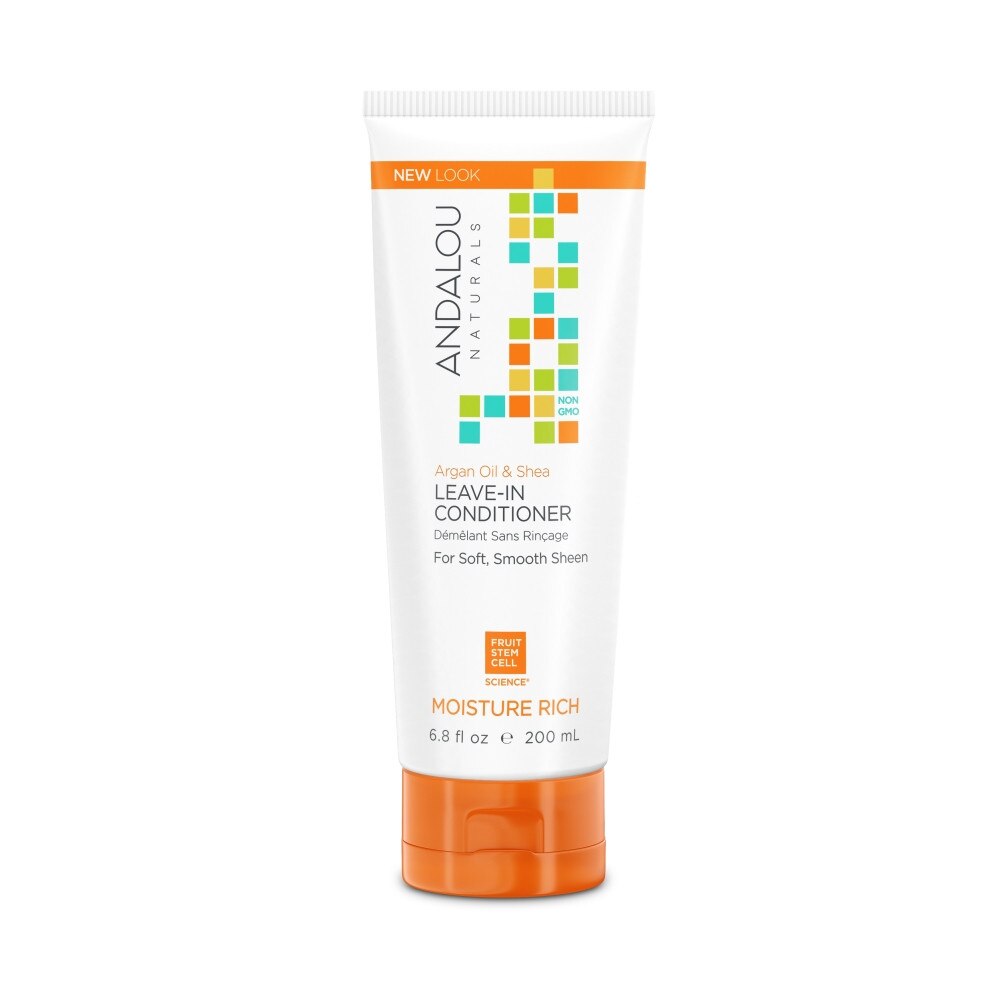 Balsam leave-in pentru par uscat si deteriorat Secom Andalou Naturals Argan Oil & Shea 200 ml
