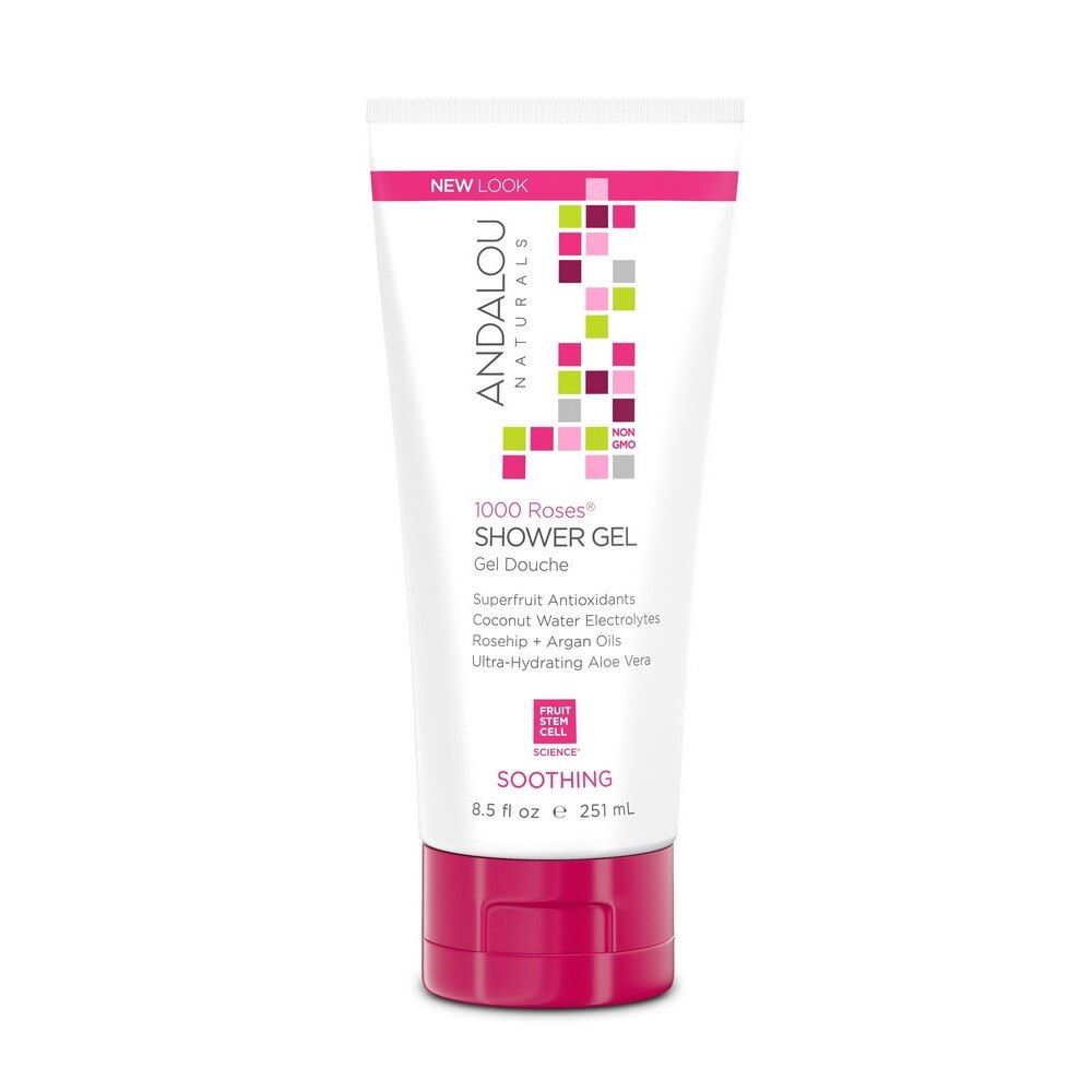 Gel de dus Secom Andalou Naturals 1000 Roses 251 ml