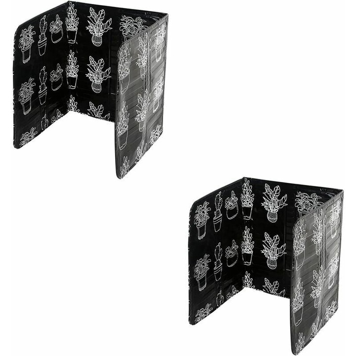 Baffle anti-stropire ulei, AMRINUGL, design pliabil, suprafata antiaderenta, set 2 bucati