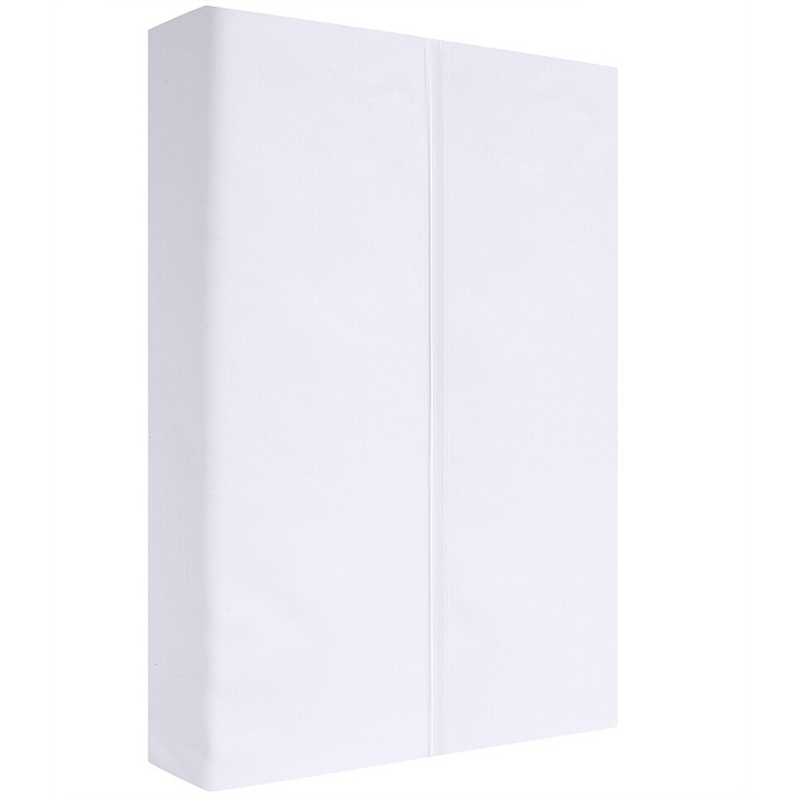 Cearsaf satinat, 220x210 cm, alb