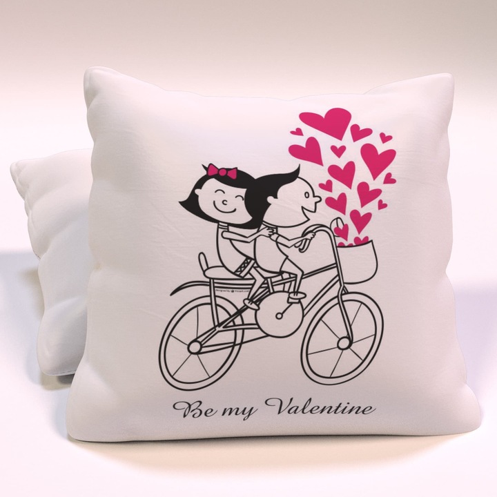 Perne decorative set, emoticoane si vehicule, 30x40cm, roz