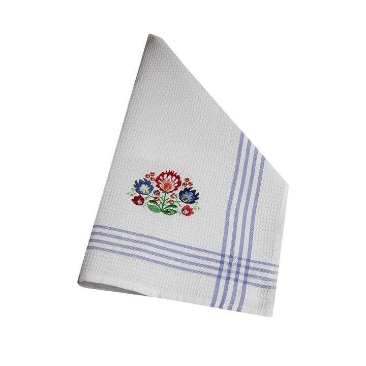 Кухненска кърпа, 50х70 см, бяла