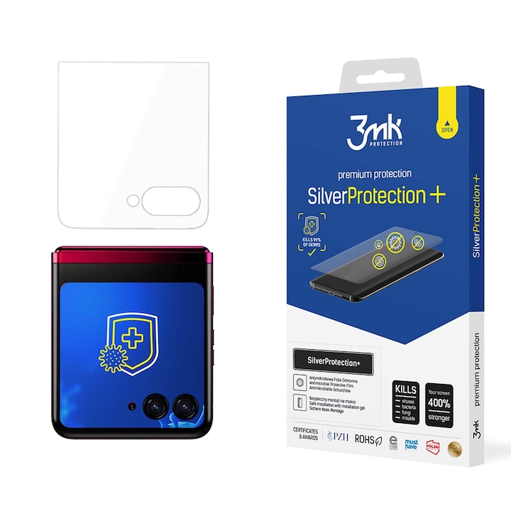 Folie protectie telefoane, Motorola Razr 50 Ultra, antimicrobiana, auto-regeneranta, transparenta