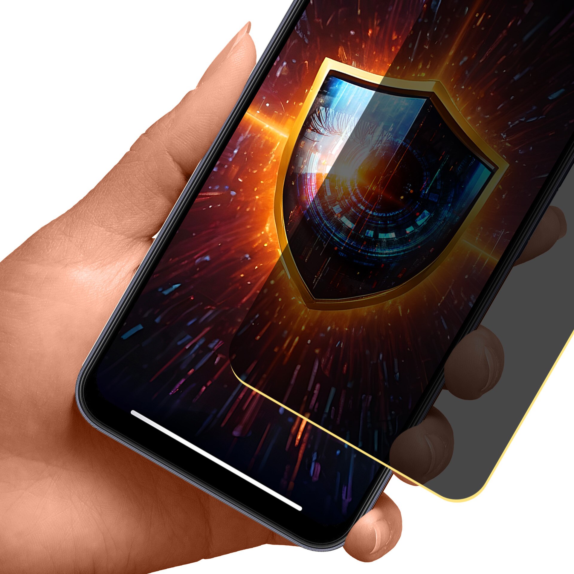 Folie de protectie 3MK Silky Matt Privacy pentru Samsung Galaxy A25 5G, mata, rezistenta la zgarieturi, instalare usoara