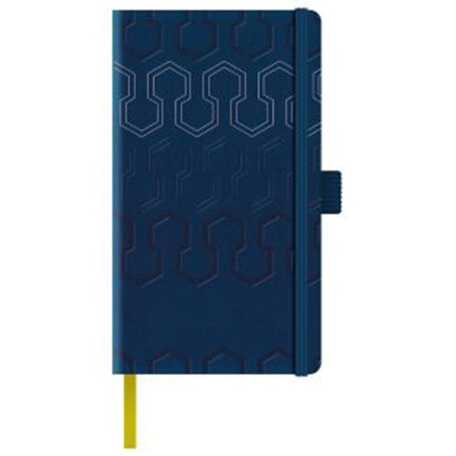 Agenda Castelli, Notes Nedatat A5 Coperta Rigida, Banda Elastic, Interior Ivory Dictando, Buzunar Interior, Semn Carte, Suport Elastic Instrumente De Scris, Margine Argintie, Culoa