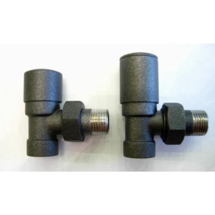 Set de valve pentru calorifere, Varioterm, 1/2 inch, grafit structural