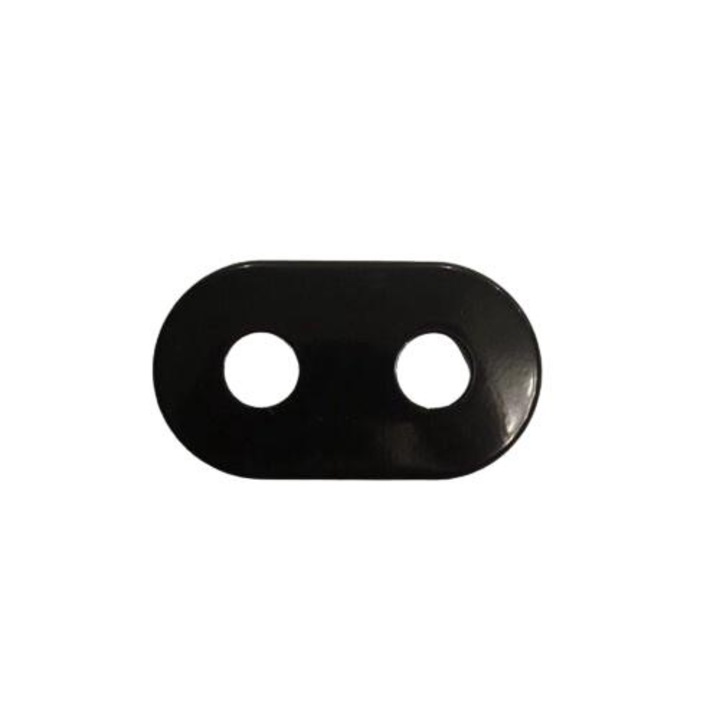 Varioterm двойна розетка черна гланц 22мм, 50мм