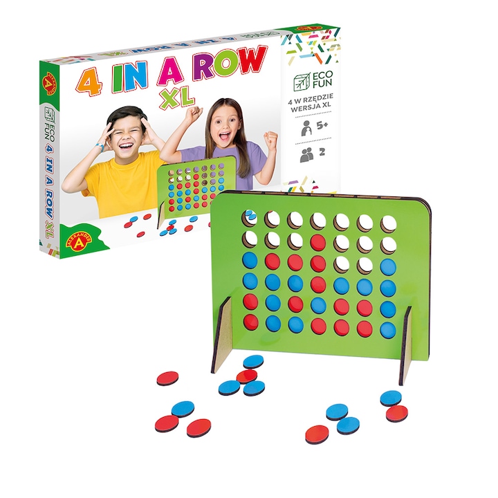 Класическа дървена игра A ALEXANDER 4 в ред XL 2 човека от 5г.