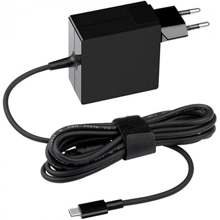 Incarcator Laptop 65W Type-C USB-C RiKbo® Compatibil Lenovo, Asus, HP, Acer, Dell, Samsung Huawei, Xiaomi, Apple