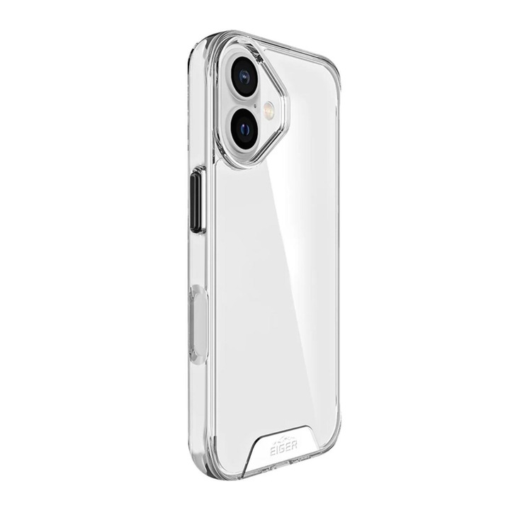 Husa de protectie Eiger Glacier Case pentru iPhone 16 Plus, Clear
