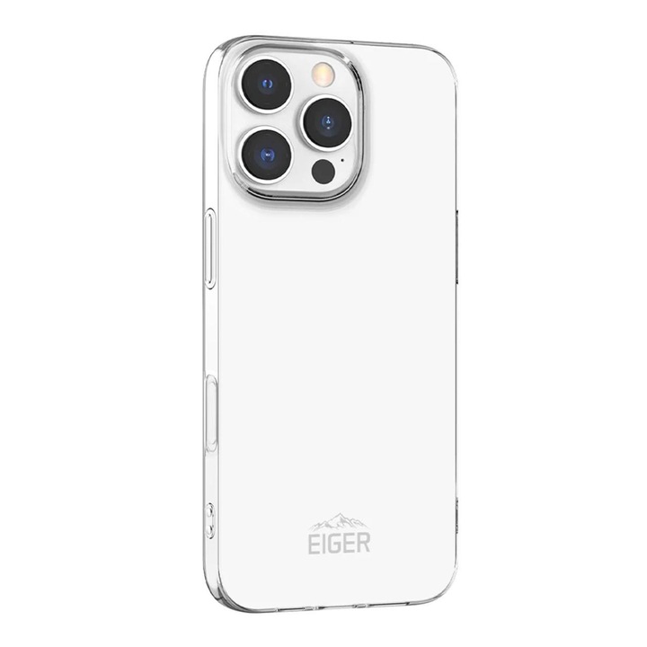 Husa de protectie Eiger, Grip pentru iPhone 16 Pro, Clear