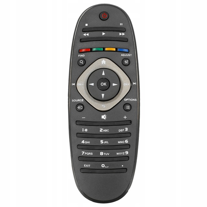 CARDSPLITTER универсално дистанционно, черно, 17x6см