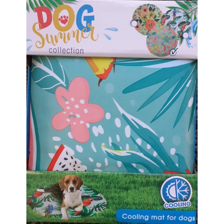 Covoras racoros pentru animale, CARDSPLITTER, 60cm, poliester, multicolor